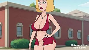 Beth's Sexy Nude Compilation in Rick and Morty Hentai AI!