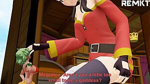 mmd giantess an apprentices magical mishap in konosuba style