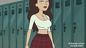 tricia from rick and morty in sexy nude hentai compilation, what do you think?