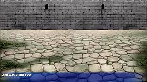 에로게 헨타이에서 아칼리 거친 박기로 패배시켜