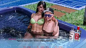 Алтернативни светове част 1 разкрива мащеха в бикини на басейн с моменти на хорни кросдресинг мацки