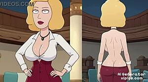 Beth's Sexy Nude Compilation in Rick and Morty Hentai AI!