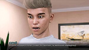 Blonde slut sucks monster cock in public cunilingus scene from Lost Love part 24