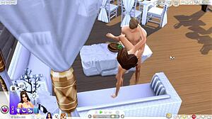 ザ・シムズ4アニメで巨乳と激しいファック