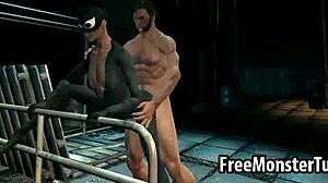 3D Cartwoman Fucked Hard By Wolverine Outdoors