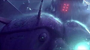 Intense overwatch hentai with d.va, widowmaker, and tracer