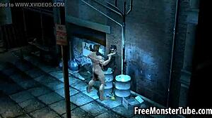 3D Cartwoman Fucked Hard By Wolverine Outdoors