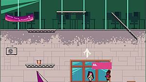 Festa hentai no telhado com cenas de sexo em anime