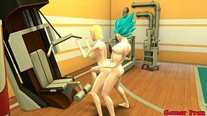 Dragon Ball Hentai Orgy Goku and Vegeta Fuck Wives Hard in Ass Like Bitches with Bride and Sister-in-Law