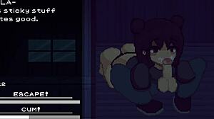 Grande amigo com pauzão fode buceta de súcubo enquanto eu vejo a bunda dela ser fodida no jogo de caça