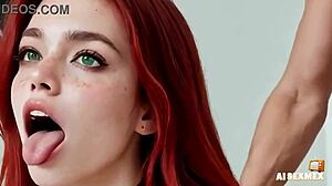 Šukání Zrzavé Nevlastní Sestry Těsná Kunda A Velký Zadek Anální Doma Až Do Orgasmusu V 3D Outfitu