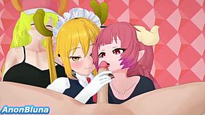 Maid Dragon's Emotional Bond with Monster