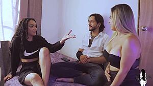 Friend Fucks Husband During Movie Night, Discovered At End.