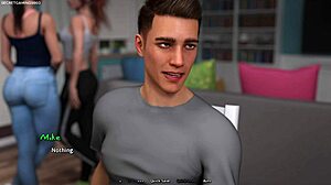 Dude flirts with sexy redhead slut in a house full of hot sluts in Summer Heat 04