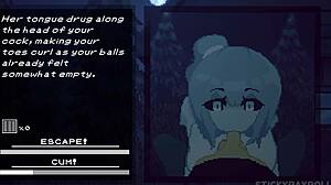 Amigo Grande con Polla Enorme Golpea Coño de Súcubo Mientras Miro Cómo le Follan el Culo en Juego de Caza