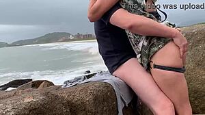 Stranger Seduces Milf With Monster Cock On Beach Anime
