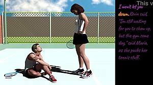 What naughty things is the babysitter doing in episode 9?