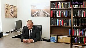 Sophia Deluxe Surprises Hubby With Wet Cunt In His Office