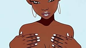 laine boobs toon big tits black ebony hentai natural tits