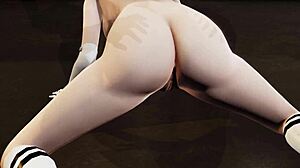 Rei ayanami engages in 3d porn with sucking and handjob in kill la kill