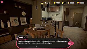Can you handle the orgasm simulator gameplay with Jessica?