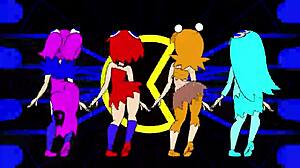 Minus8 Pac-Man Ghost Girls Animation