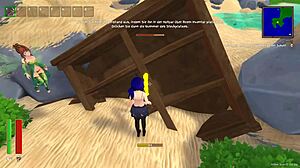 Геймплей тропических монстр девок с созданием персонажа и застреванием