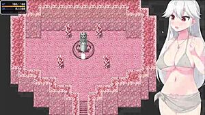 hey, check out this shrine maiden offering her hole in the ero-dungeon part 1