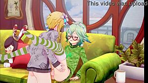 Futanari Christmas With Lumina And Sucrose