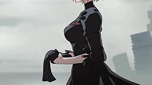 i-i watched nier automata 2b getting hot sex hentai animation with big tits blowjob cowgirl creampie doggystyle riding