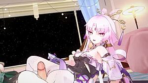 CaelusとFu XuanがHonkai Star Railの3Dエロアニメで激しいセックス 😈💦