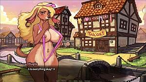 Свинская принцесса поймана папой подруги в хентай игре