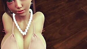 Ukyo Kuonji Rule34 3D хентай анимация большие сиськи массаж кунилингус интенсивный оргазм POV