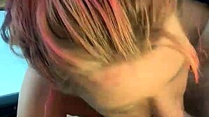 real hooker in car letting guy cum in mouth then sucking it off