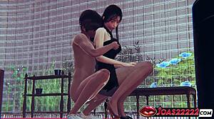 Hot Japanese Girl Fingers Tight Pussy To Orgasm!