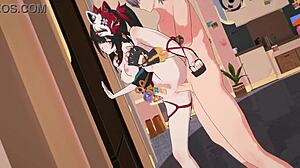 Wordt Sparkle uit Honkai Star Rail geneukt in deze 3D hentai animatie?