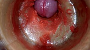 Camera Inside Deep Pussy Captures Huge Sperm Ejaculation in 4K Anal Creampie Scene