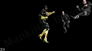 holly triple triplet beatdown