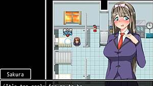 university girl exposes wet cunt in gymnasium exhibition hentai ep 1