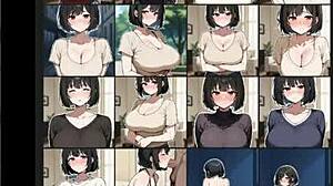 Girlfriend Streams Hentai Game in Maid Outfit for Strangers