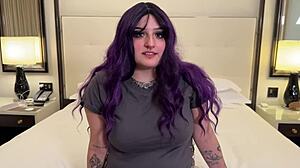 Casting curvy thick amateur stranger comes to hotel for audition