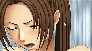 train animation featuring mai shiranui in dynamic action