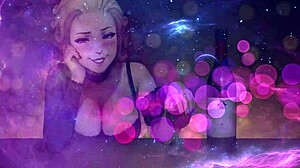 He fucks the sorceress to impregnate her in hentai game anime animation