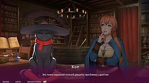 Riche milf séduit jeune vierge 18+ dans animation jeu hentai