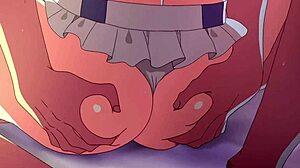 Tifino plážové setkání se změní v intenzivní hentai sex animaci