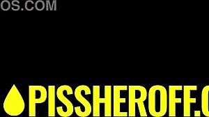 Intense Piss Surprise for Latina Teen Sucking Cock