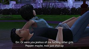 Luna Films Follando en público con novio