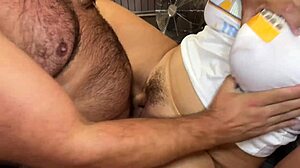 Married milf fucked by huge dick in fitness room