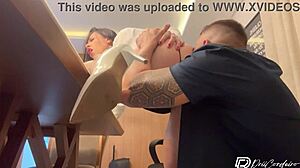 Big-Ass Secretary Fucks Married Boss Deliciously Inside The Office!