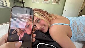 Danny Dirt gets caught taking pictures of stepsister Cassie2Sassy's ass in a dirty tale